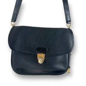 Dooney & Bourke Vintage All Weather Leather Crossbody Bag Black Toggle